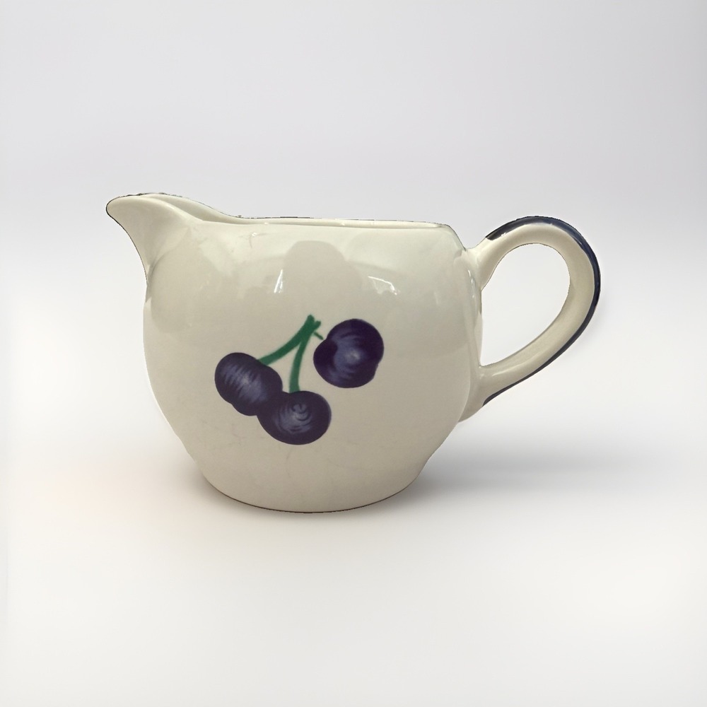 Vintage Princess House Orchard Medley Ball Creamer Pitcher